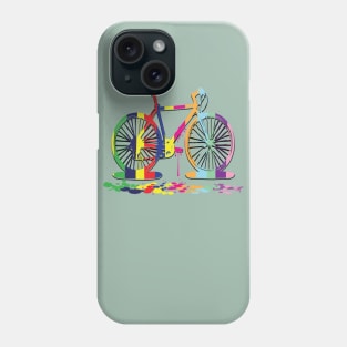 colorful bicycle Phone Case