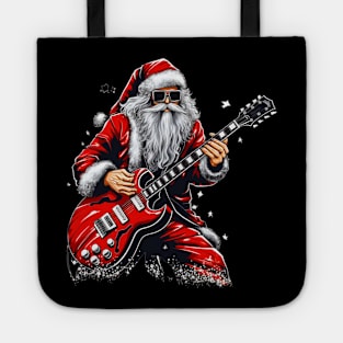 Guitar Santa Tote