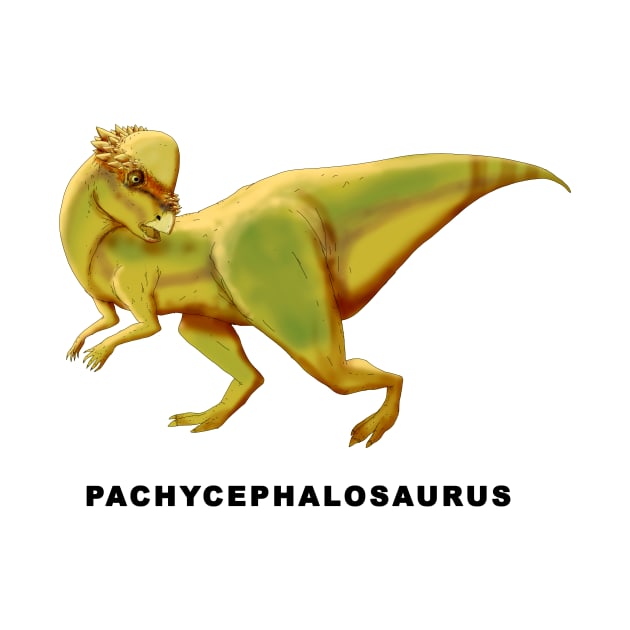 Pachycephalosaurus by lucamendieta