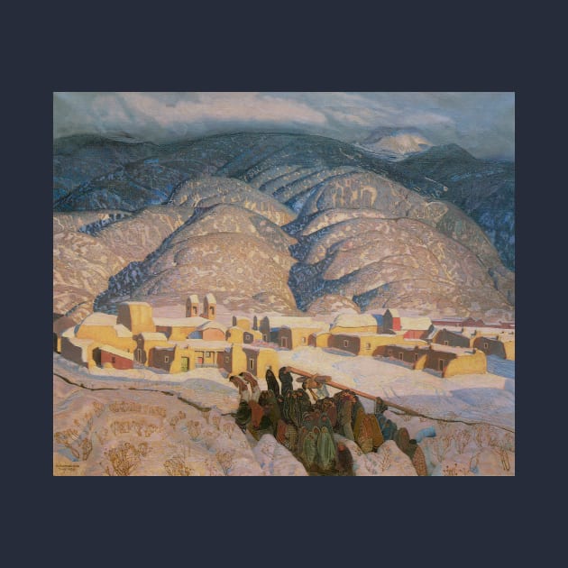 Sangre de Cristo Mountains by Blumenschein by MasterpieceCafe