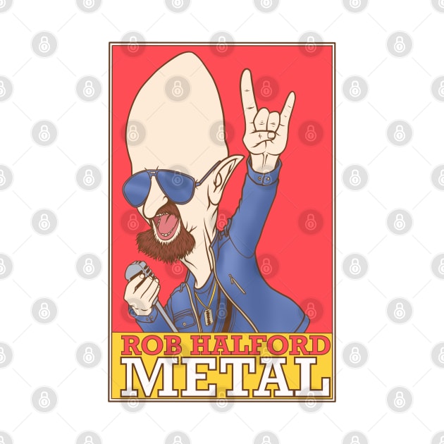 Rob Halford by alexkosterocke