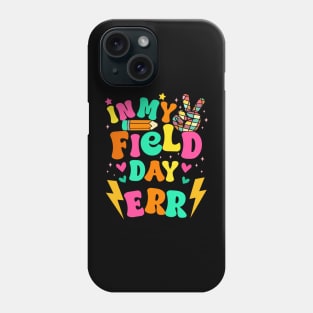 Groovy Retro In My Field Day Era Fun Day Field Trip School Phone Case