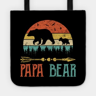 Papa Bear Vintage Tote