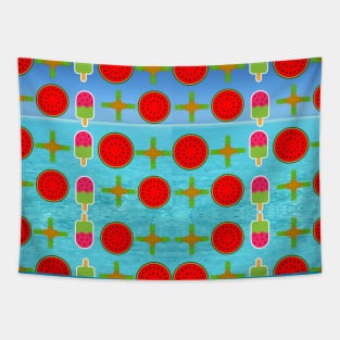 Pineapple And Watermelon - Tropical Tapestry