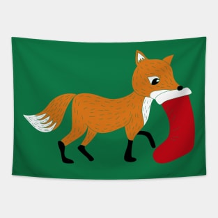 Festive as Fox Tapestry