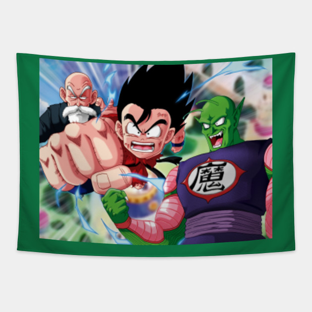 Goku Vs Piccolo Dragon Ball Tapestry Teepublic