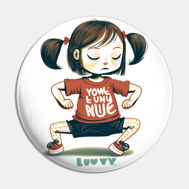 Girl doing yoga with determination Pin by TheSakeTeam