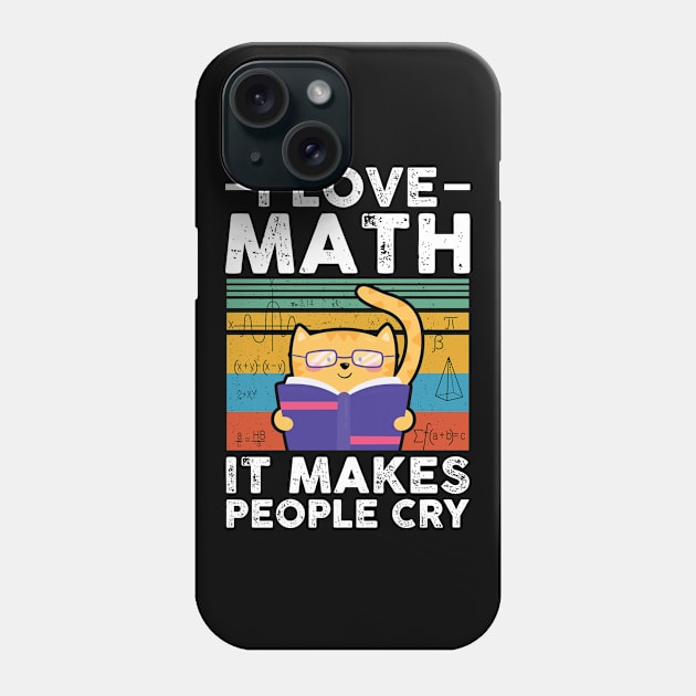 Mathematic | I love math | Mathematics Gift Phone Case by Streetwear KKS