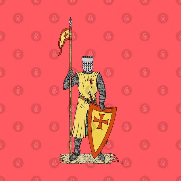 Medieval Knight Early 13th Century by AzureLionProductions