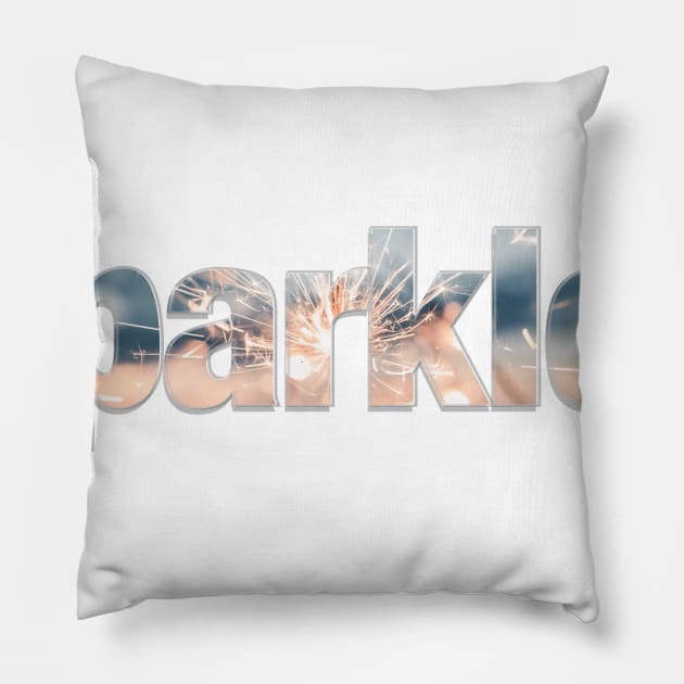 Sparkles Pillow by afternoontees