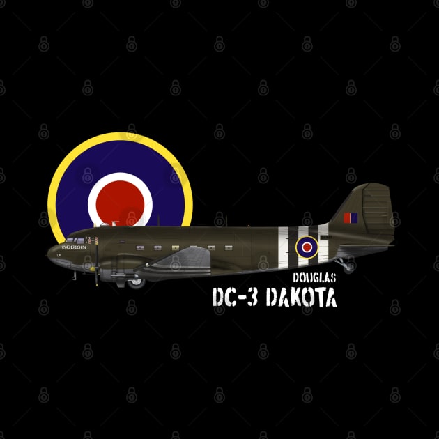 Douglas DC-3 Dakota by BearCaveDesigns