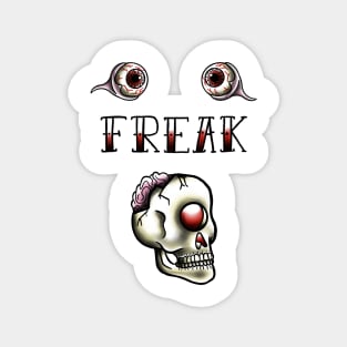 Freak - Old School Tattoo Flash Magnet