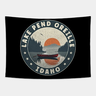 Lake Pend Oreille Idaho Sunset Tapestry