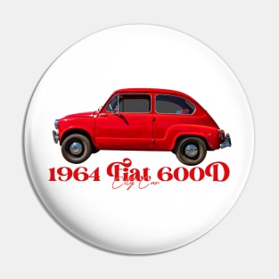 1964 Fiat 600D City Car Pin