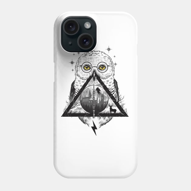 Owls and Wizardry Phone Case by Vincent Trinidad Art