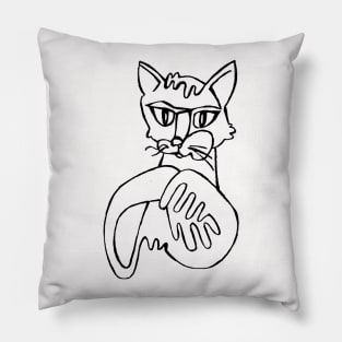 Hug a cat! Pillow