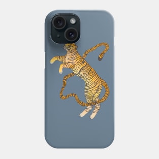 Yellow zodiac tiger Phone Case