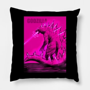 Godjilla attack Pillow