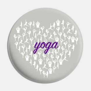 Yoga Heart Pin