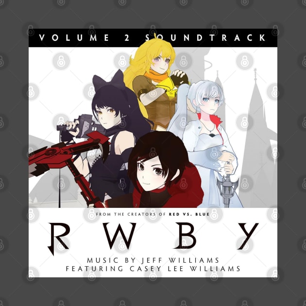 RWBY - Volume 2 OST Album Cover by indieICDtea