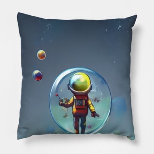 Out For a Spacewalk Pillow