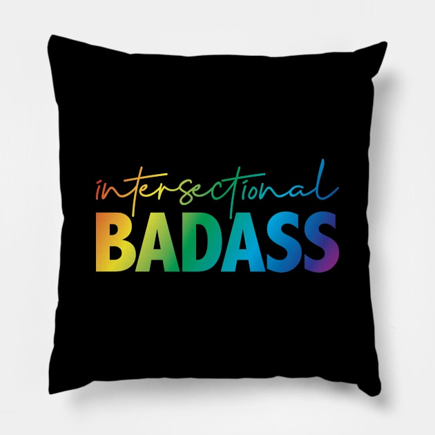 Intersectional Badass Pillow by Molly Bee
