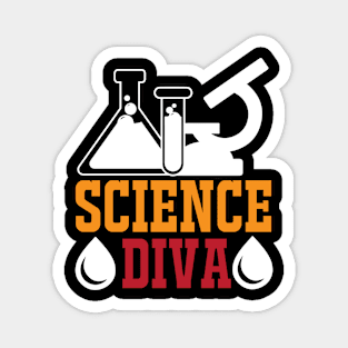 Science Diva T Shirt For Women Men Magnet