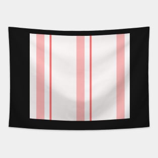 Strips - pink and white. Tapestry