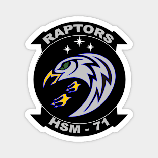 Helicopter Maritime Strike Squadron Seven One (HSM-71) Raptors Magnet