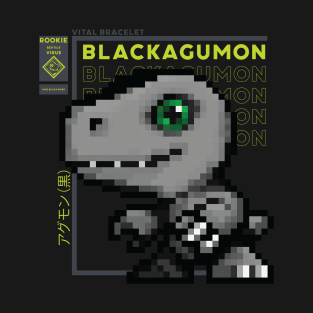 digimon vb black agumon T-Shirt