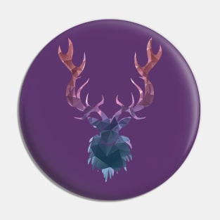 Polygonal Deer head Pin