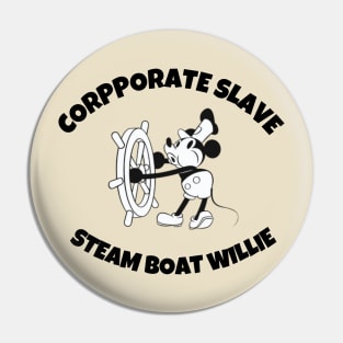 Steamboat Willie - Classic Cartoon Pin