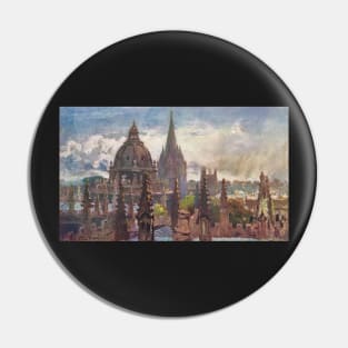 Oxford from the Sheldonian Theatre in the 1900s Pin