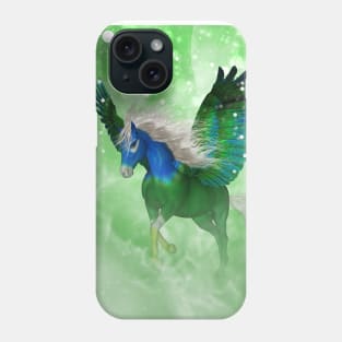 Wonderful pegasus in the sky Phone Case