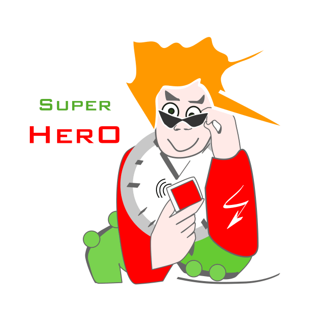 super hero by dorletin