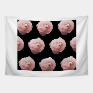 Blush ranunculus - ebony Tapestry