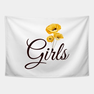 Girls and flowers Tapestry