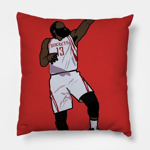 James Harden Lay - NBA Houston Rockets Pillow by xavierjfong