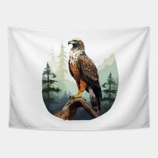 Hawk Hunter Tapestry