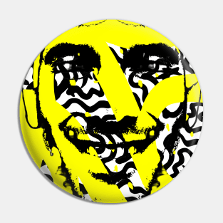 Smile Lines YELLOW Pin