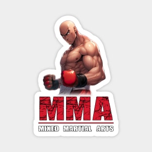 MMA Fighter – Anime Sticker Magnet