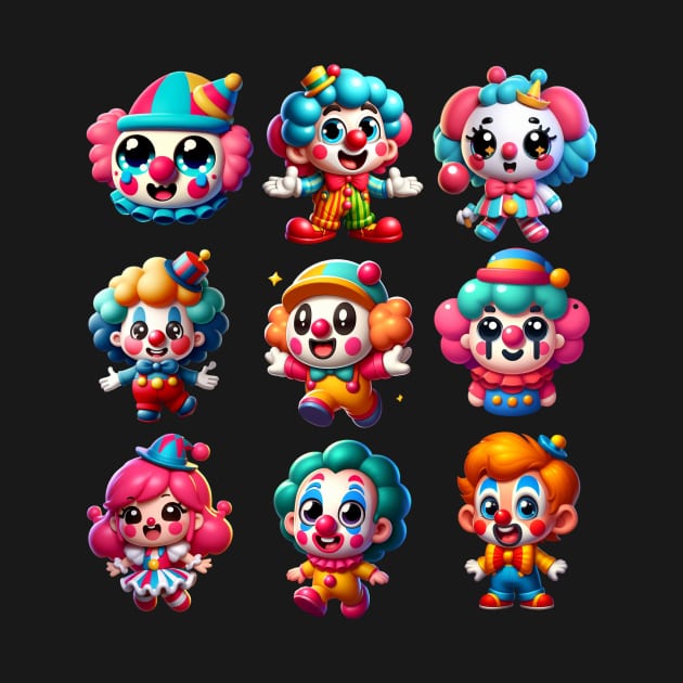 Happy Cute Clowncore by Not a Typical Teacher