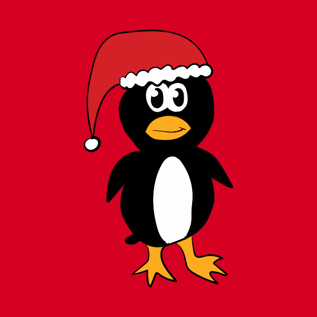 Santa Hat Penguin by Eric03091978