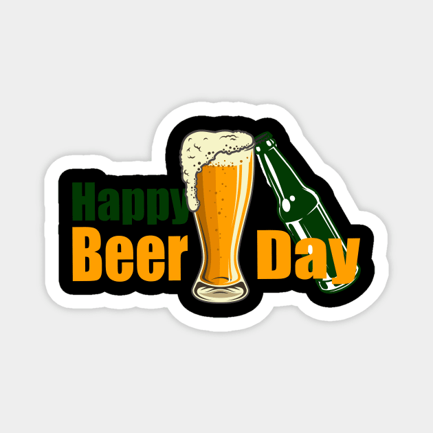 Happy International Beer Day 2021 Magnet by Dope_Design