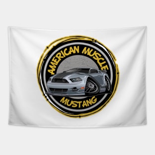 American Muscle Mustang Tapestry