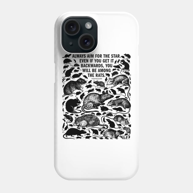 Black Rats Phone Case by Arcane Bullshit