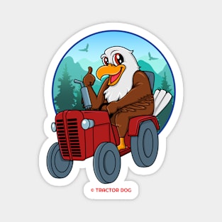 Tractor Critters Eagle Magnet