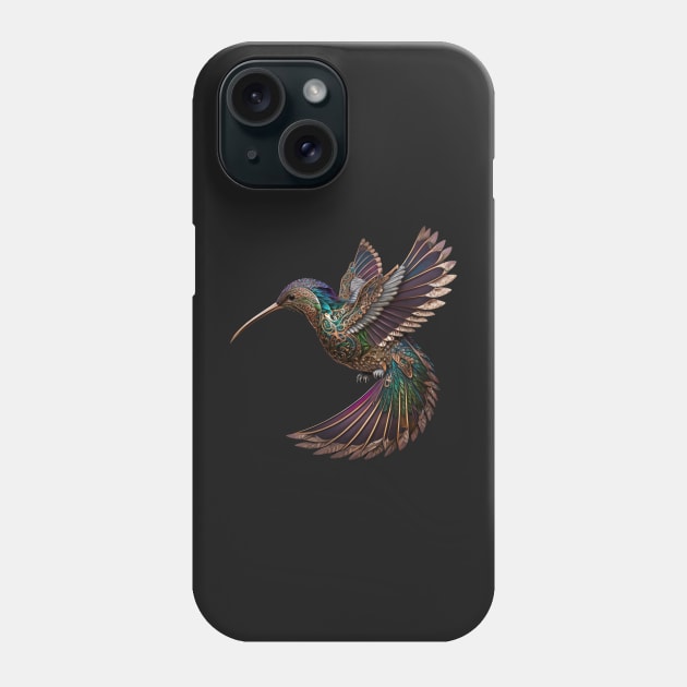 Royal Viking Hummingbird Phone Case by SCHummingbirds