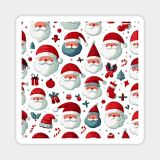 Santa Claus Pattern Magnet