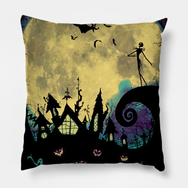 Nightmare Moon Pillow by ManuelDA